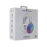 Whiteshark WS GH-2342W fejhallgató 2x3,5 mm és USB fehér vezetékes mikrofonos PC, PS4-5, XBOX, MAC #7