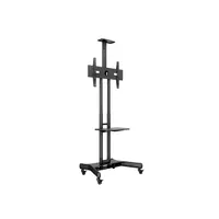 MULTIBRACKETS 7350073732319 M Public Floorstand Basic 150 32-60" max VESA 600x400 mm fekete 50 kg AV shelf és kamera tartó 4 db zárható kerék