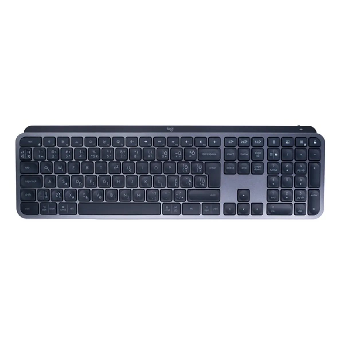 Logitech 920-011587-HU MX Keys S grafitszürke magyar kiosztású bluetooth #1