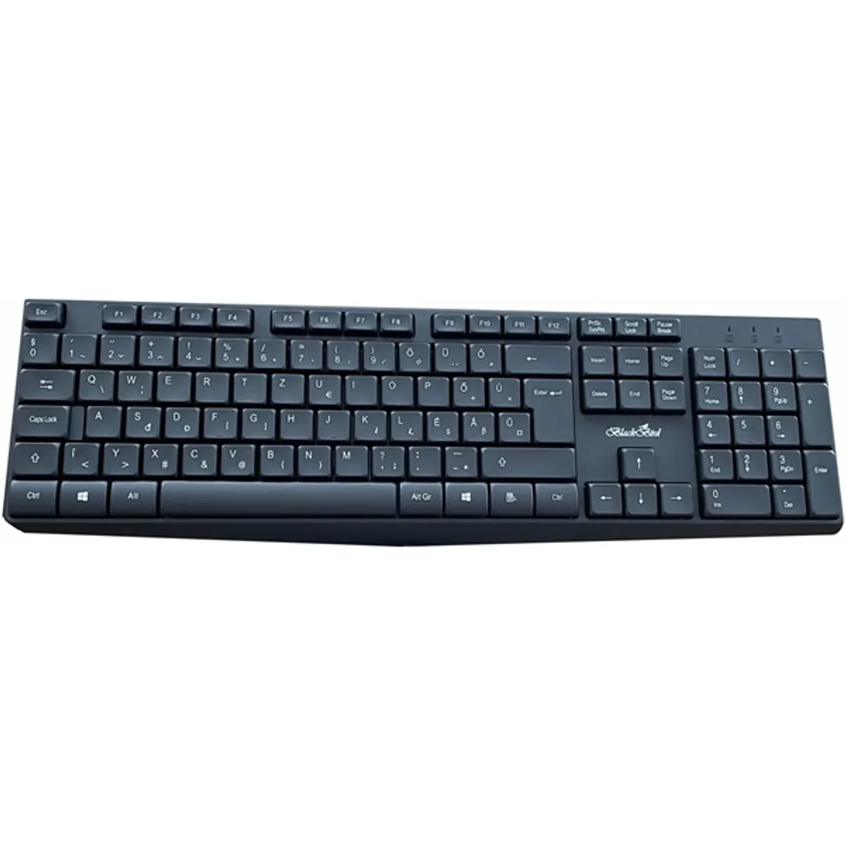 BLACKBIRD bh1486 vezetékes billentyűzet usb hun fekete #1