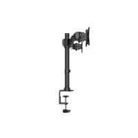 MULTIBRACKETS 7350073733309 M Deskmount Basic Dual 15-27" Fekete 75x75 100x100 VESA Dönthető Forgatható 7,5 kg #6