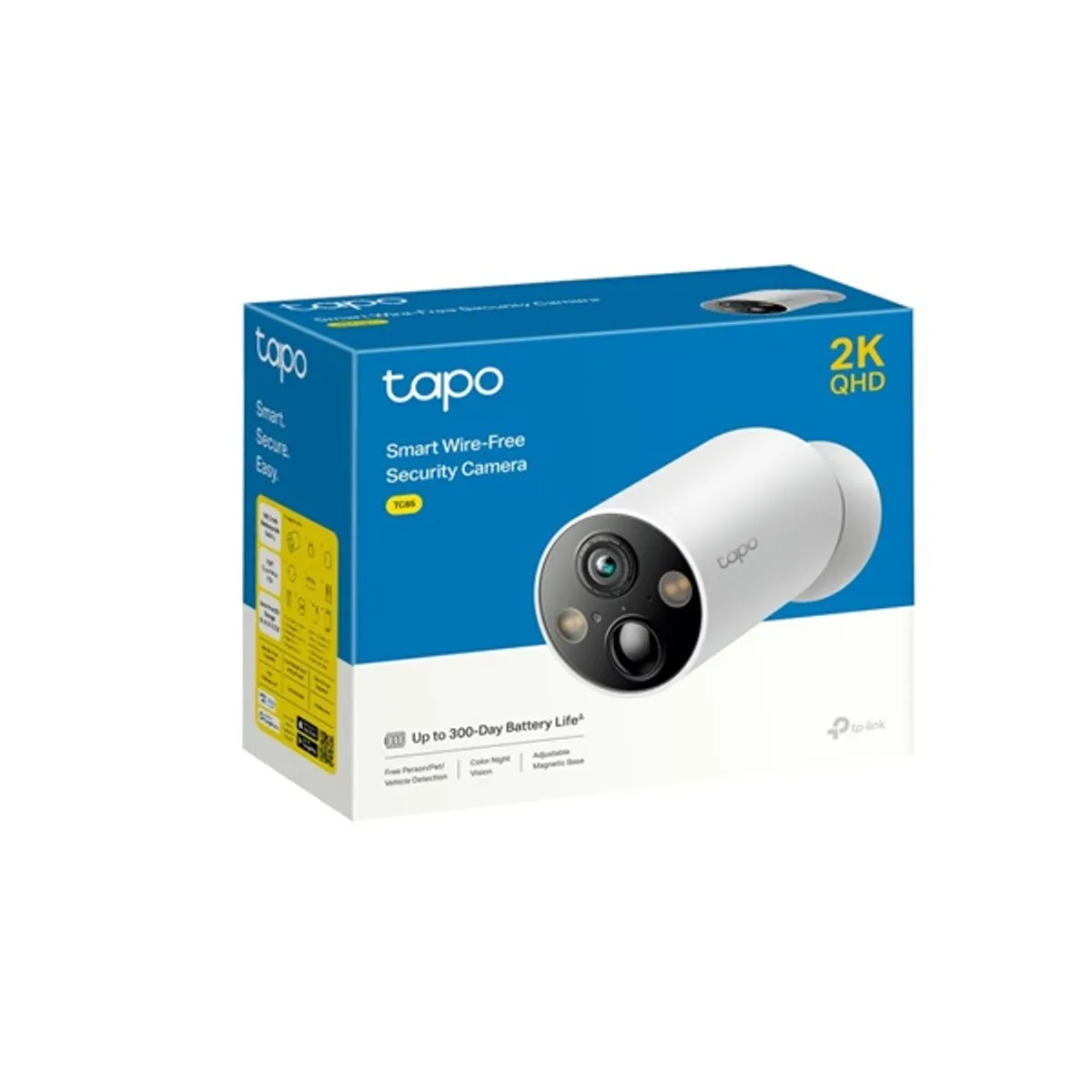 TP-LINK TC85 2K QHD kültéri kamera IP66 4x spotlámpa 150 fokos látómező microSD 512 GB #2