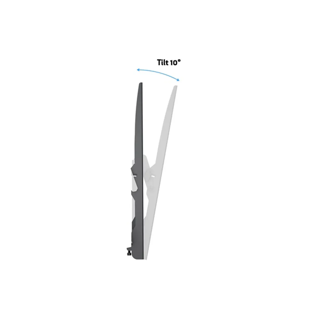 Multibrackets 7350022734012 M Universal Tilt Wallmount Black Medium dö nthető van Fali rögzítés 400x400 mm VESA 200x100-400x400 32-65" 75 kg #8