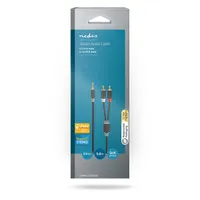Nedis CABW22200AT50 sztereó audió kábel 3,5 mm férfi 2x RCA férfi 5 m aranyozott árnyékolt #3