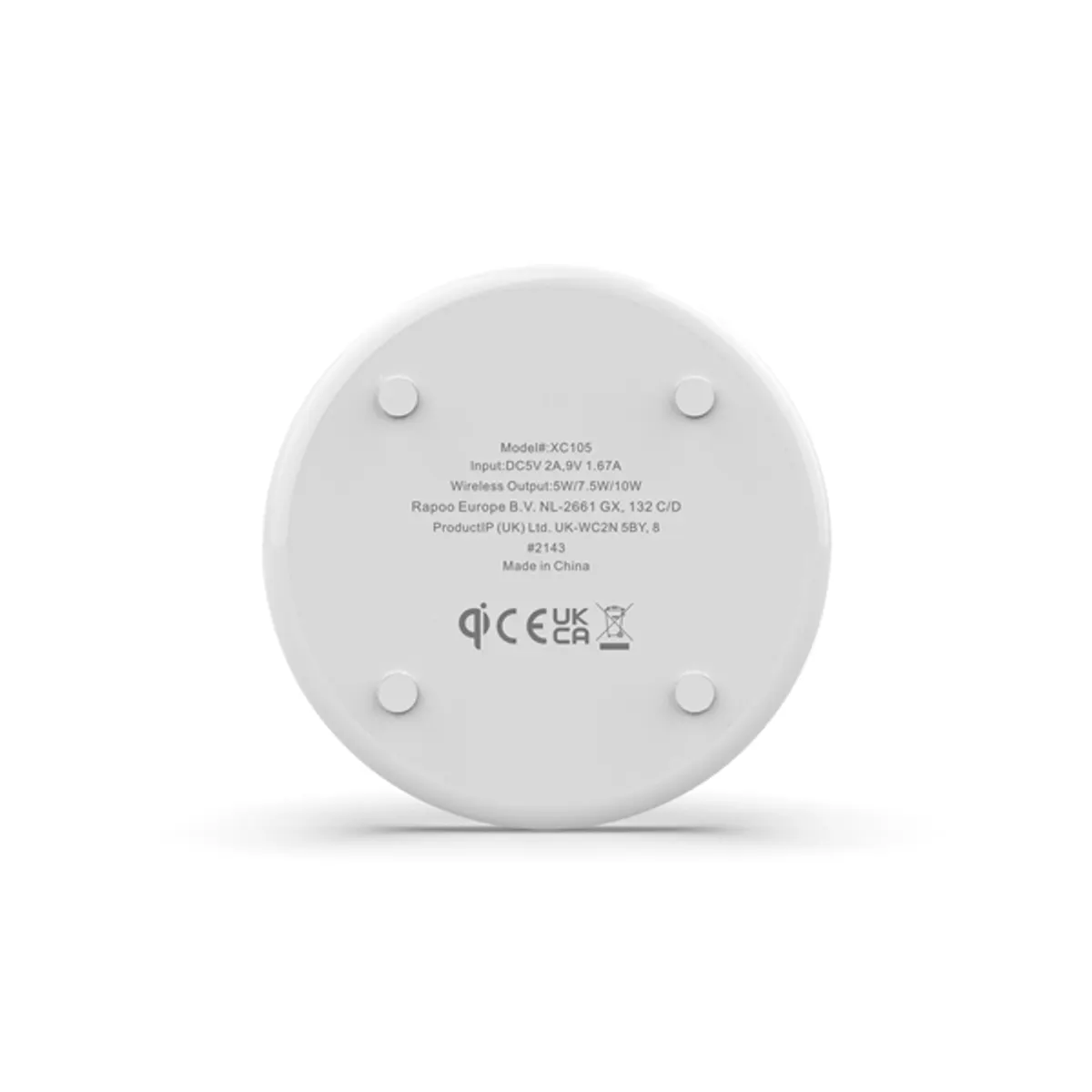 RAPOO 00217721 XC105 Qi töltő 5W 7,5W 10W MicroUSB bemenet védelem #5