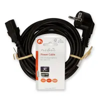 Nedis CEGL10000BK30 tápkábel IEC-320-C13 derékszögű 3m földelt #5
