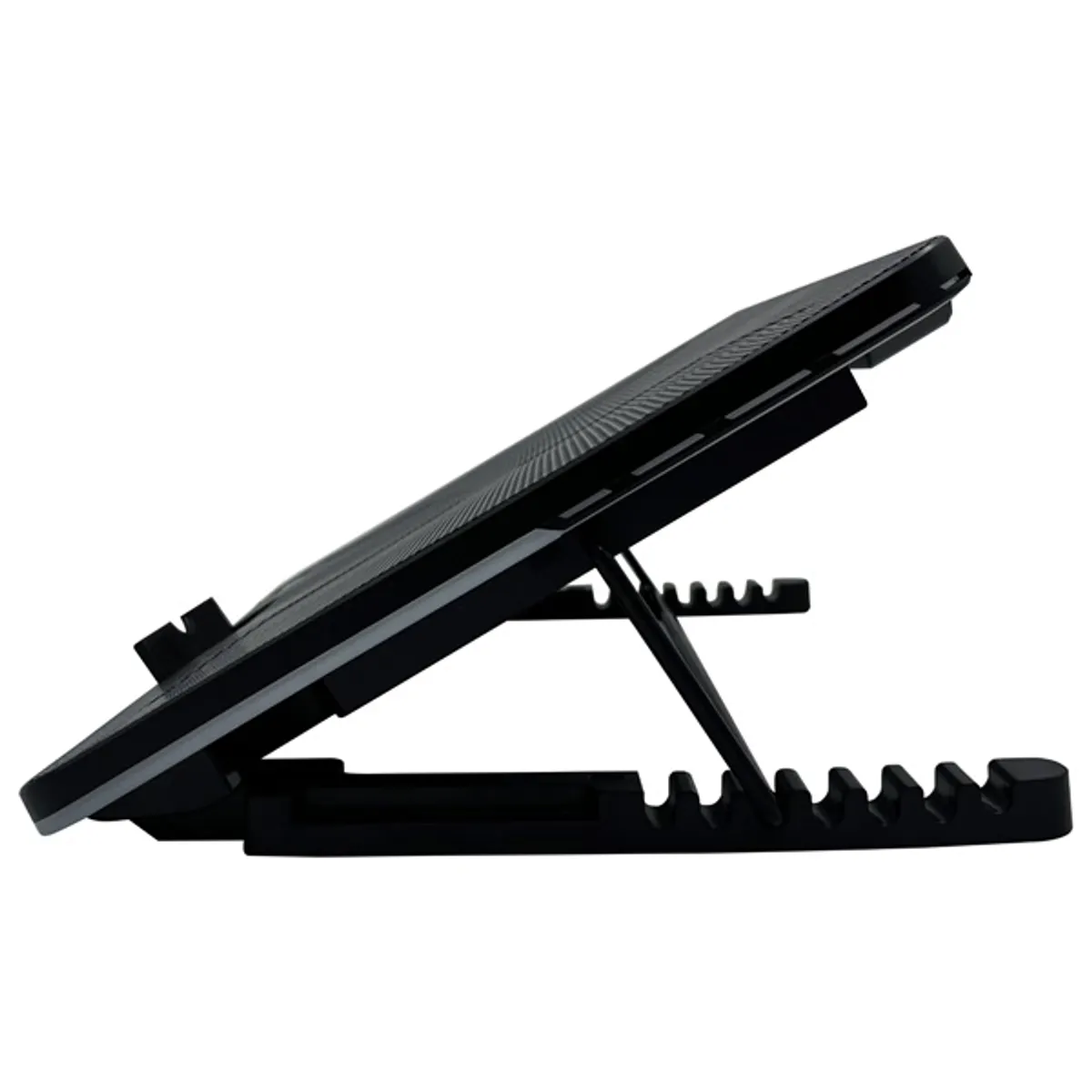 FroggieX FX-PC-P2-R HyperCooling notebook hűtőpad telefontartóval 6 db ventilátor max 15.6" képernyőig 360x255x27 mm #3