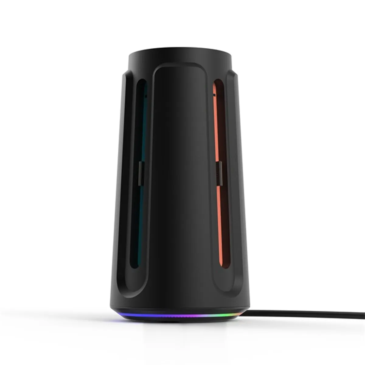 Hyperkin M07719 Power Beacon Joy-Con töltőállvány fekete 4 Joy-Con támogatás RGB világítás USB-C #1