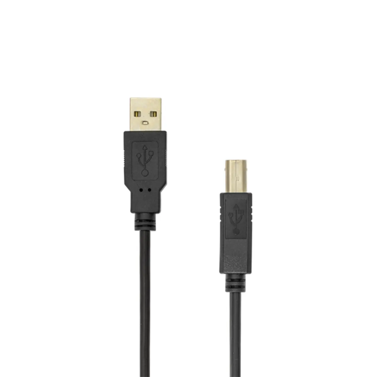 SBOX USB-1013/R USB A M USB B M kábel 3 m fekete fonott #1