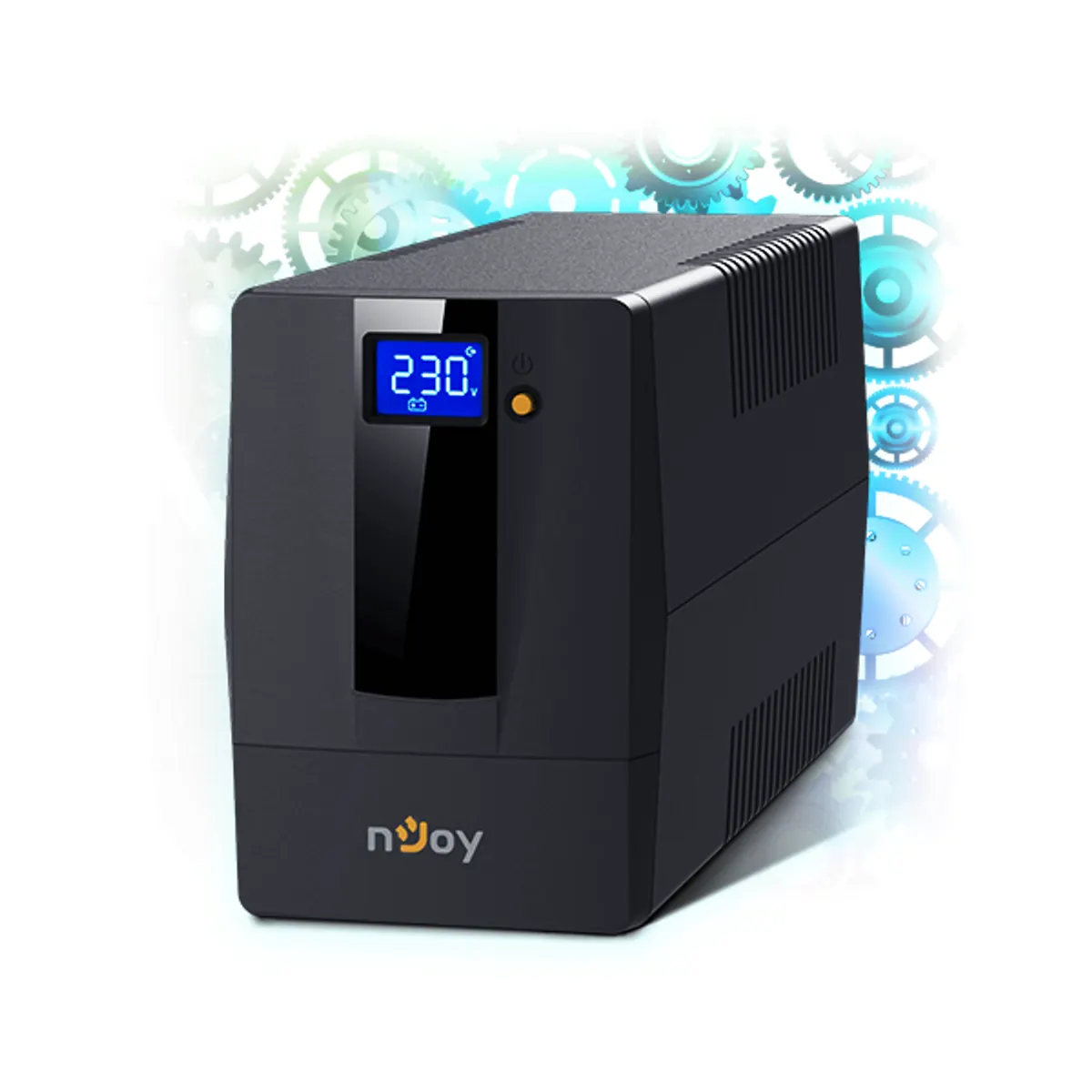 NJOY PWUP-LI080H1-AZ01B Horus Plus 800VA Line-Interactive USB-soros 2x Schuko LCD #1