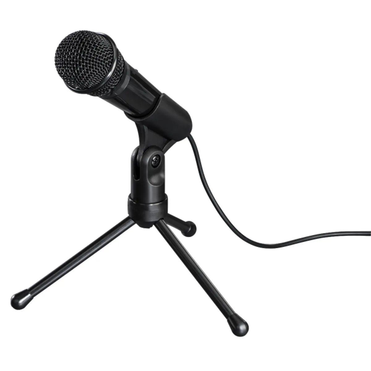 Hama 00139905 MIC-P35 Allround asztali mikrofon állvánnyal 3,5 mm jack 2,5 m fekete #1