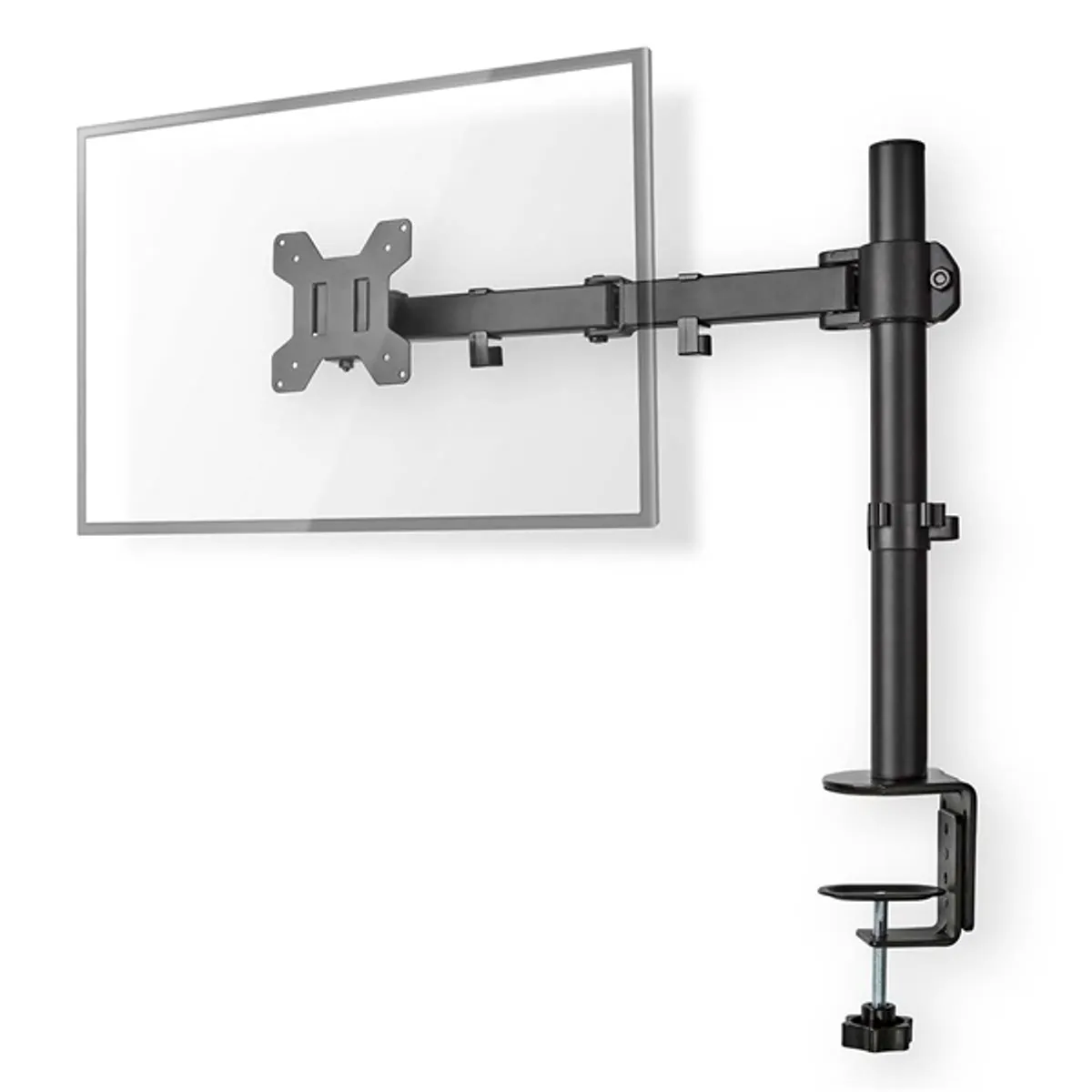 NEDIS MMSIS110BK asztali monitor tartó 15"-32" 75x75 100x100 3 forgáspont 180 fok fekete #1