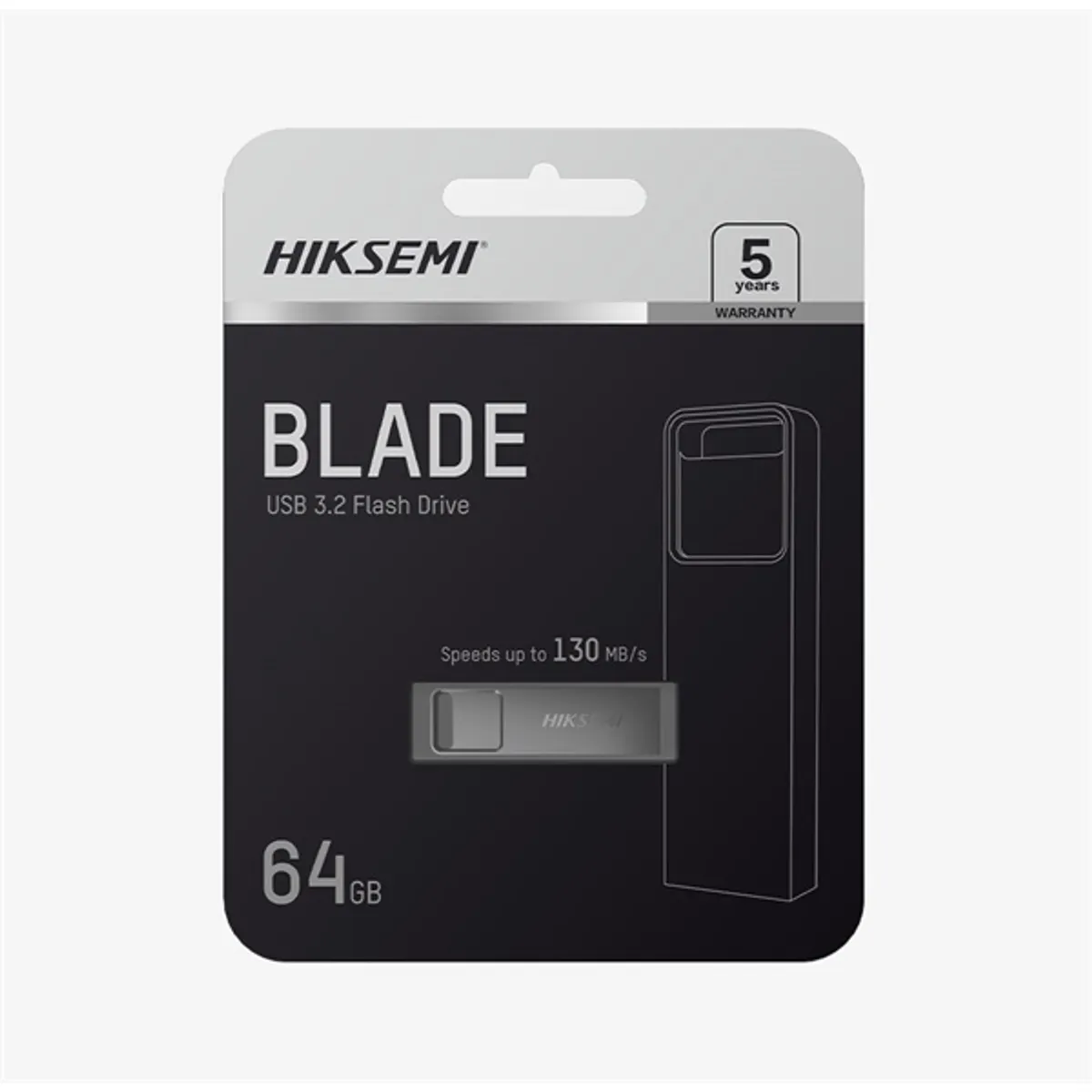 HIKVISION HS-USB-E301 64G U3 GREY usb-meghajtó 130 mbps 45 mbps usb 3.2 usb-a szürke #2