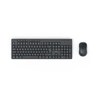 Hama 13173056 WKM-200 vezeték nélküli billentyűzet és egér, 2,4 GHz, 10 m hatótáv, DPI 800-1200-1600, 65 százalékban újrahasznosított abs