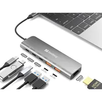 Sandberg 136-65 USB-C dokkoló HDMI 2x USB-A 2x USB-C PD100W 4K60Hz #2