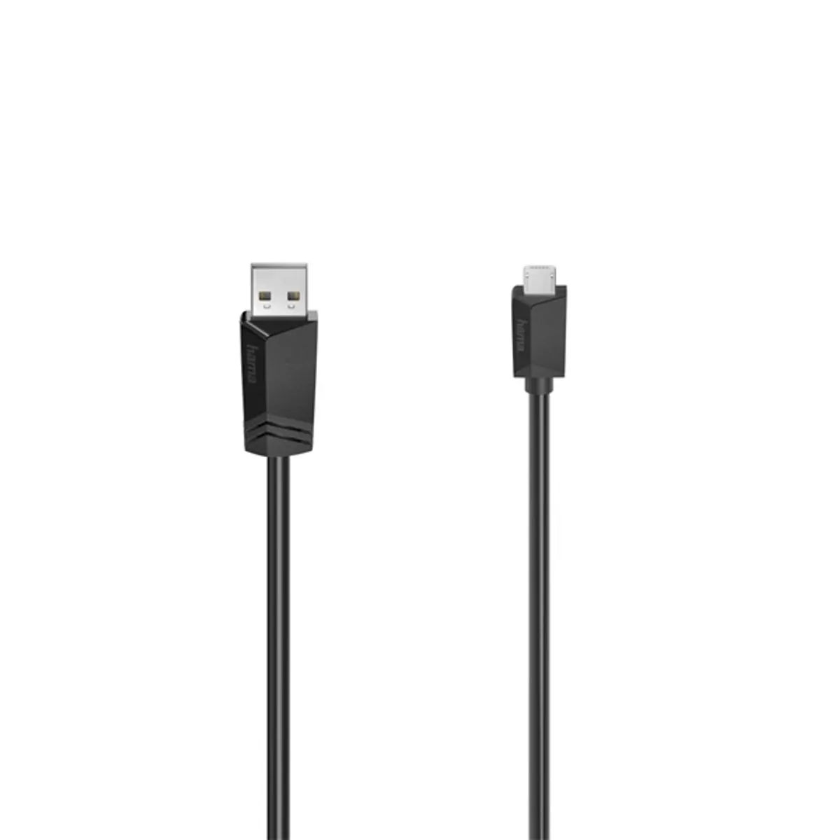 HAMA 00200608 USB 2.0 USB-A Micro USB kábel fekete 1,5 m #1