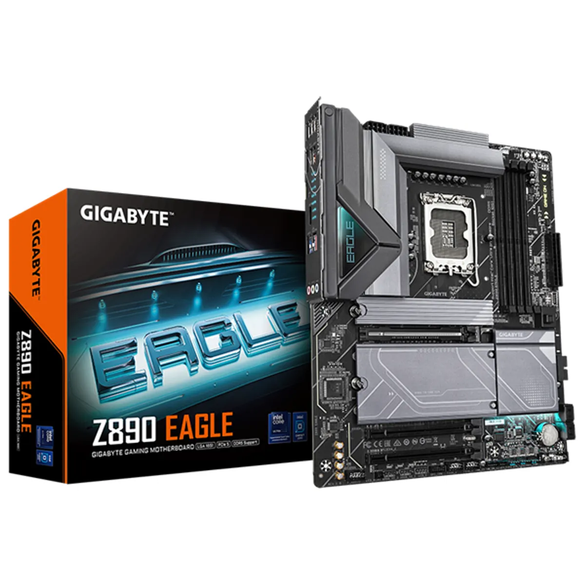 GIGABYTE Z890 EAGLE Z890 Eagle LGA 1851 DDR5 256 GB PCIe 5.0 x16 4x M.2 2.5GbE USB4 Type-C #1