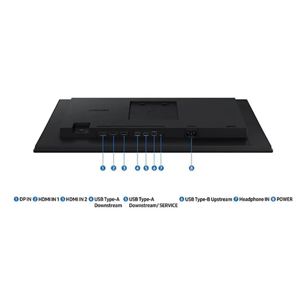 SMG MON LS24D406GAUXEN monitor 24" IPS 1920x1080 100 Hz 5 ms HDMI DP USB VESA 100x100 Dönthető Forgatható Pivot #9