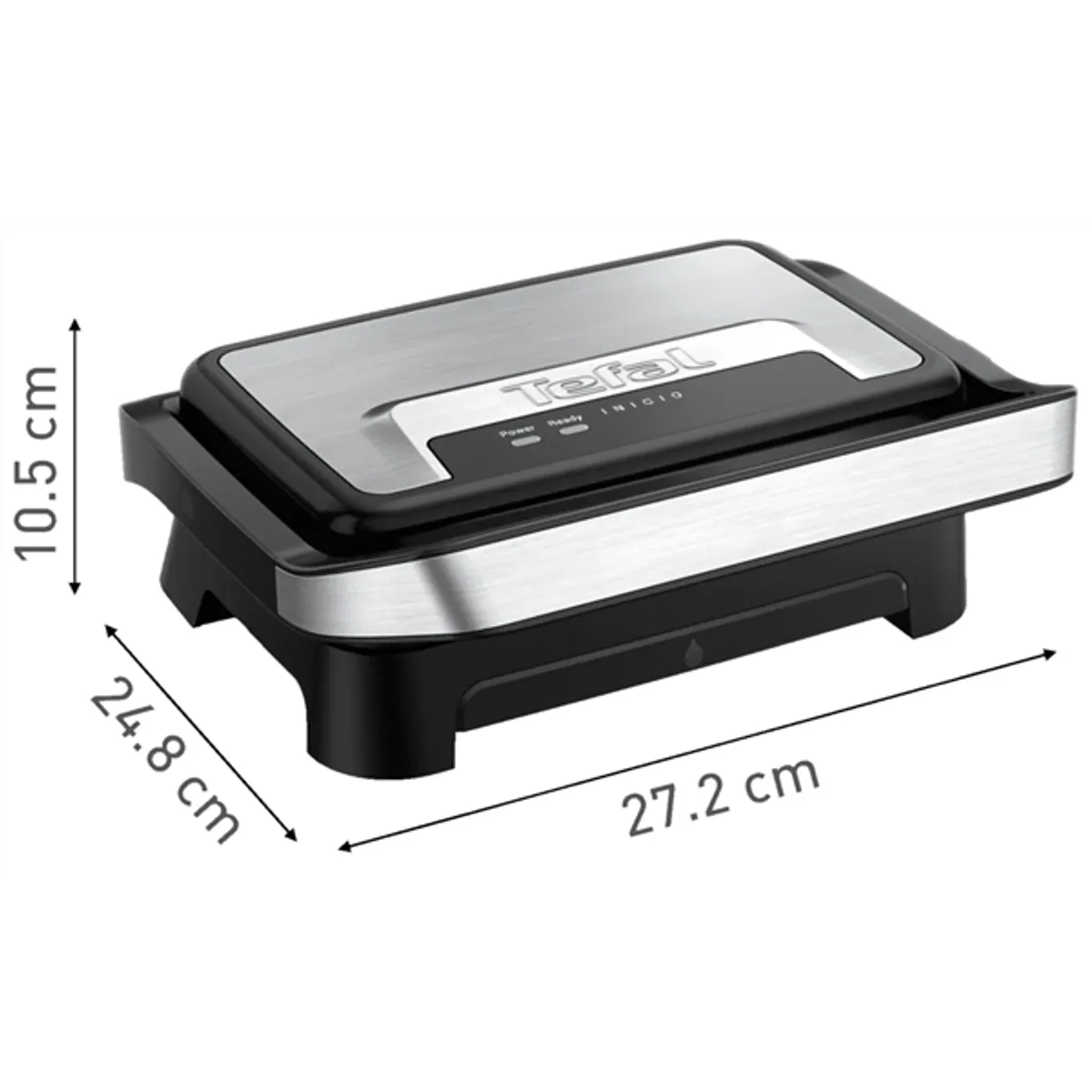 TEFAL GC270D10 Inicio compact kontaktgrill 1000 W grillezés 2 az 1-ben #3