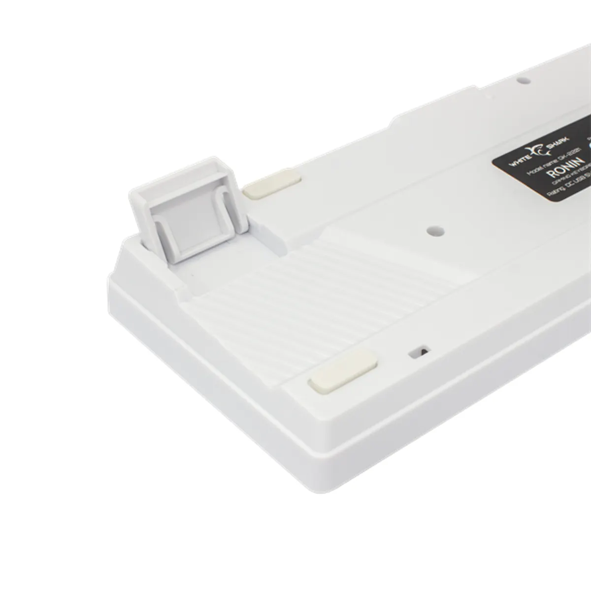 WHITESHARK GK-2201W-US RONIN-W fehér membrán gamer billentyűzet US kiosztás USB 2.0 68 billentyűs #3