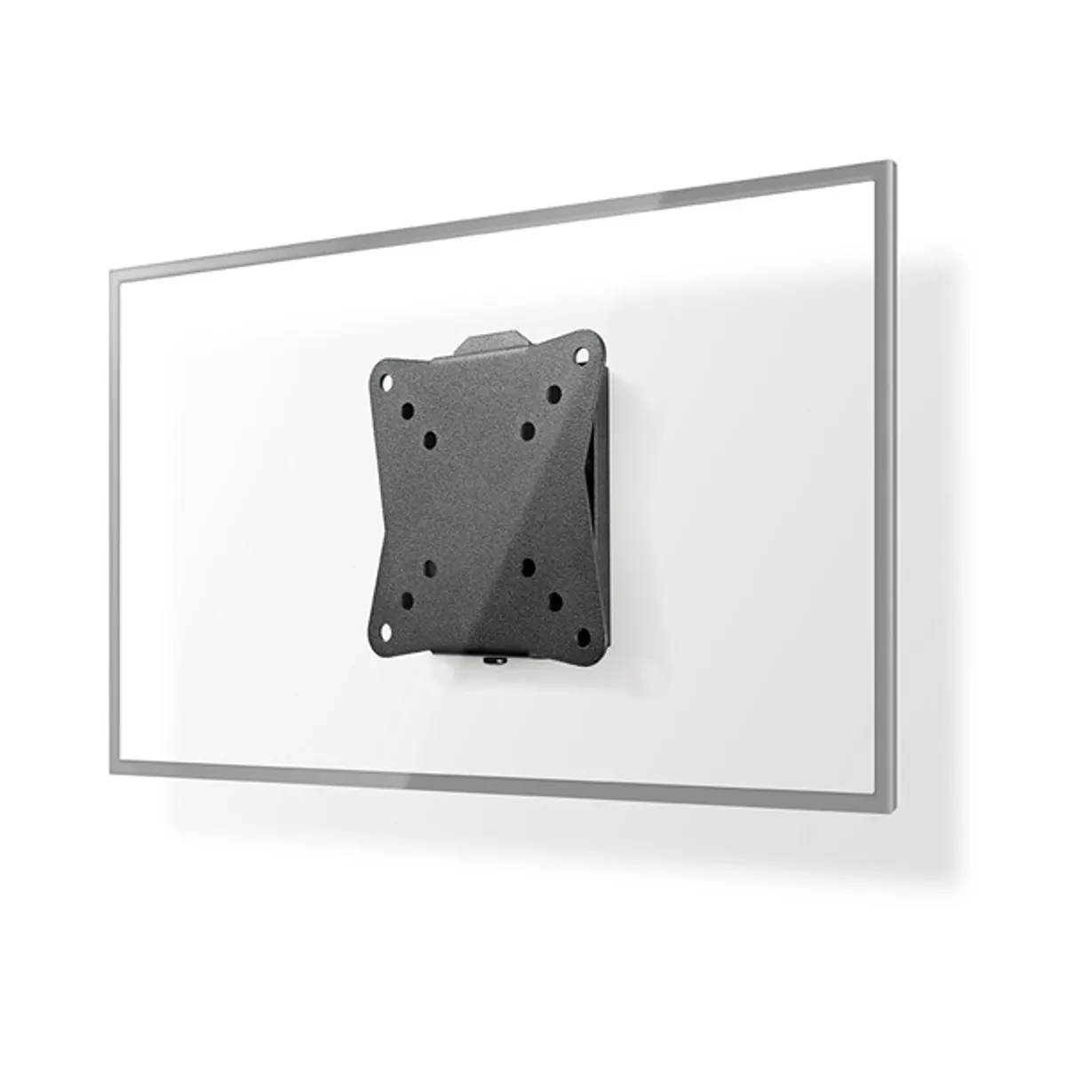 NEDIS TVWM1010BK fali TV-tartó 13-27" 30 kg, faltávolság 20 mm, VESA 50x50 75x75 100x100, acél, fekete #1