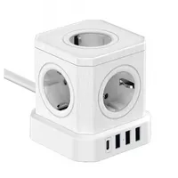 NEWELL NL4385 GaN Power Cube 9in1 5 AC 3 USB-A 1 USB-C 4000W 1.5m fehér #3