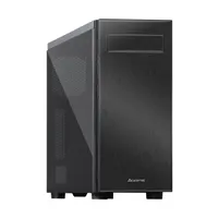 Chieftec AL-02B-TG-OP Hawk fekete edzett üveg oldalpanel alumínium előlap 1x5.25" külső 2x3.5" és 2x2.5" belső ATX mini ITX mATX #7