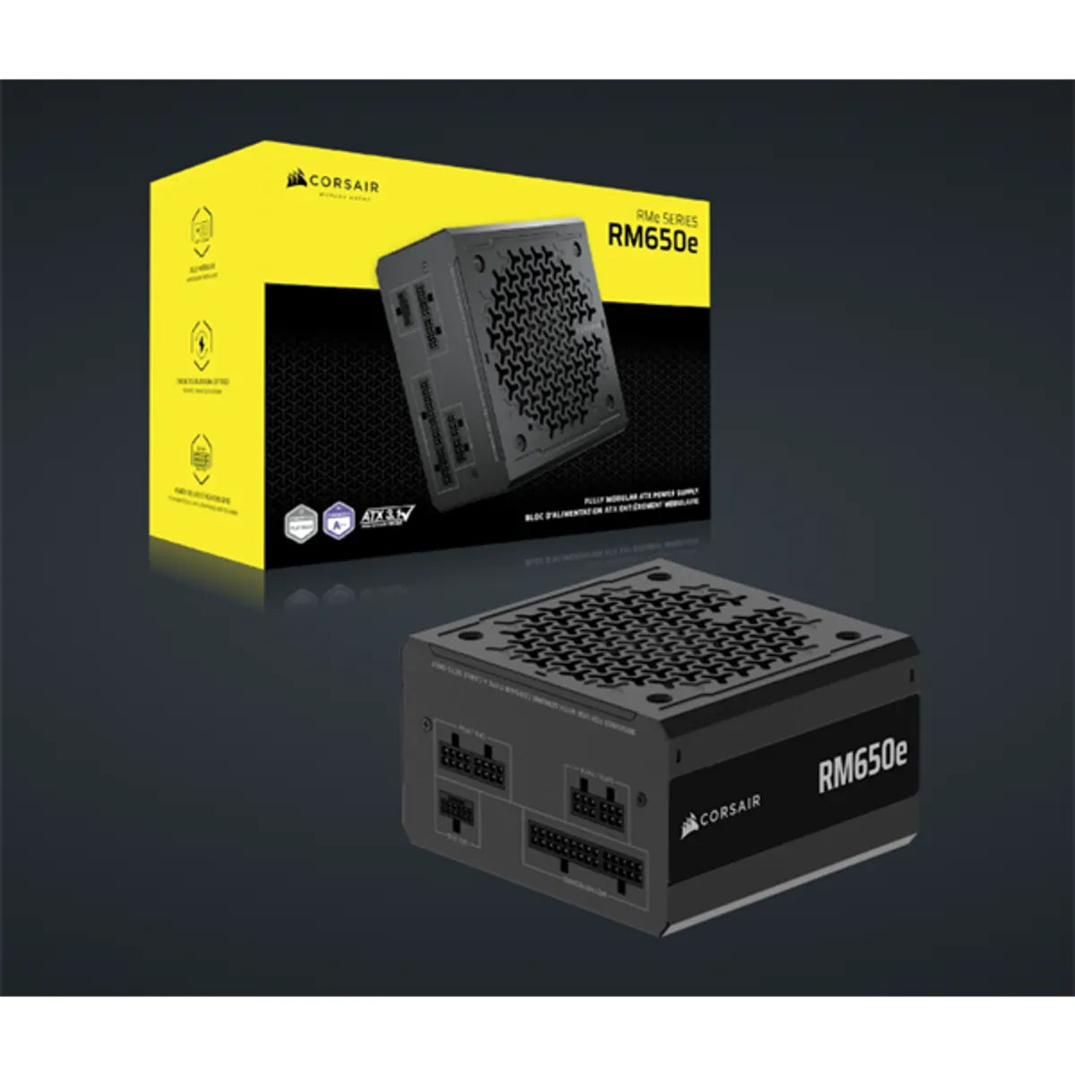 CORSAIR CP-9020302-EU RM650e moduláris tápegység 650W ATX 3.1 PCIe 5.1 Cybenetics Gold 7 év garancia #6