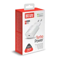 COLORWAY CW-CHS033PD-WT USB-C töltő PD 3.0 PPS 25W fehér #1
