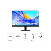 SMG MON LS32D800UAUXEN 32" UHD VA 16:9 HDR VESA 100x100 állítható dönthető forgatható pivot HDMI DP USB-C LAN fejhallgató kimenet #4