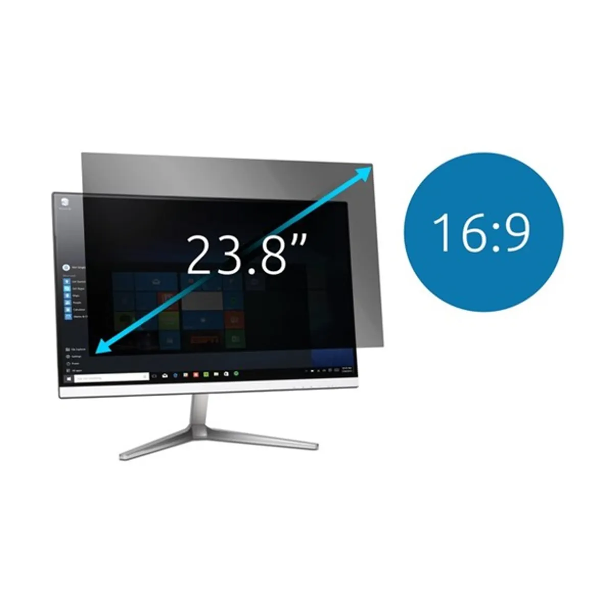 Kensington 626486 Betekintésvédelmi monitorszűrő 23.8" 2-irányú #1