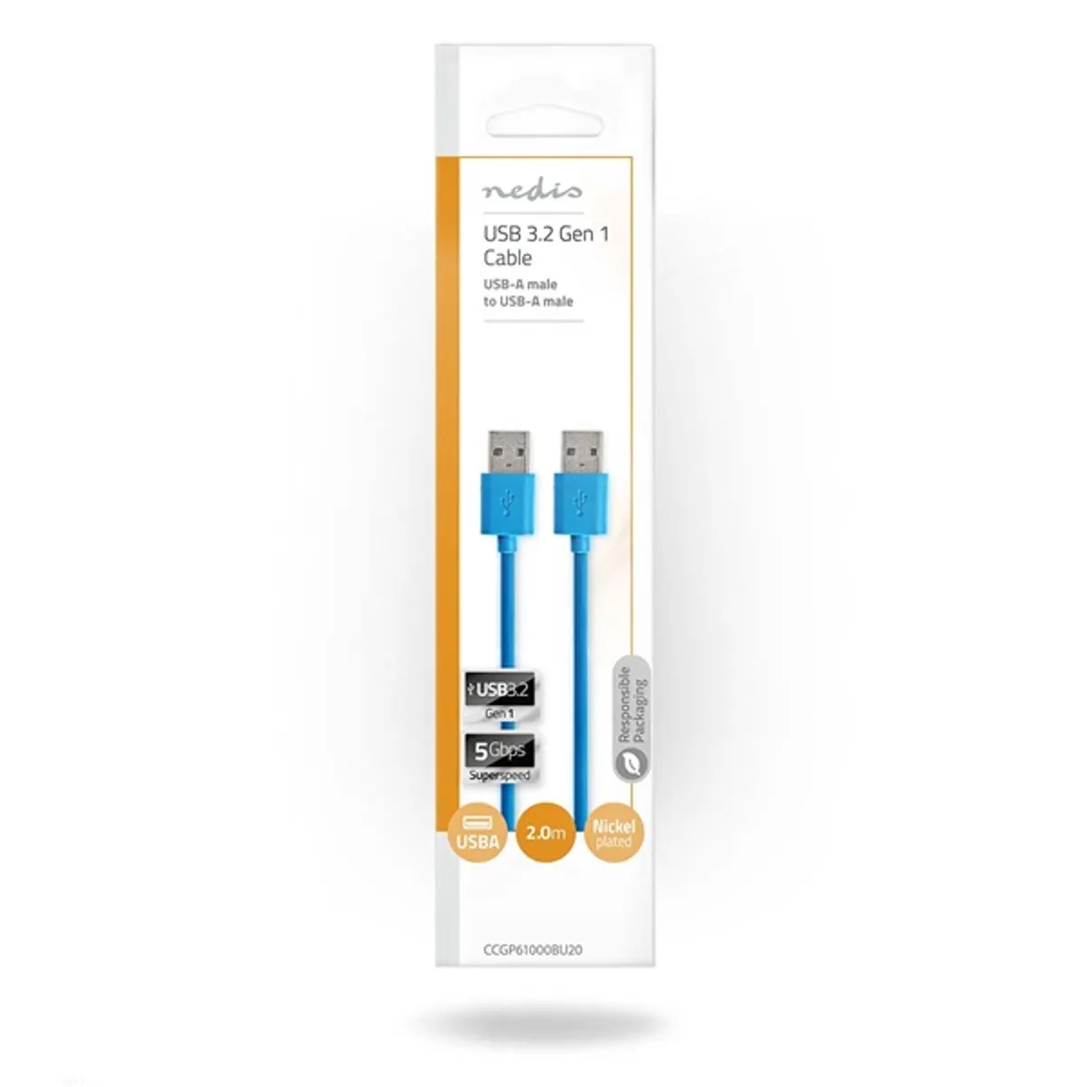 Nedis CCGP61000BU20 kábel #3