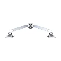 Multibrackets 7350022737198 M VESA Gas Lift Arm Dual ezüst 15-32" 75x75 100x100 dönthető 75-45 forgatható 90 teherbírás 10 kg #7