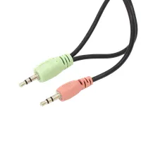 SBOX HS-302 fejhallgató 40mm 20-20kHz 32 ohm 105 dB -62dB mikrofon 3.5 mm 2.2 m #4