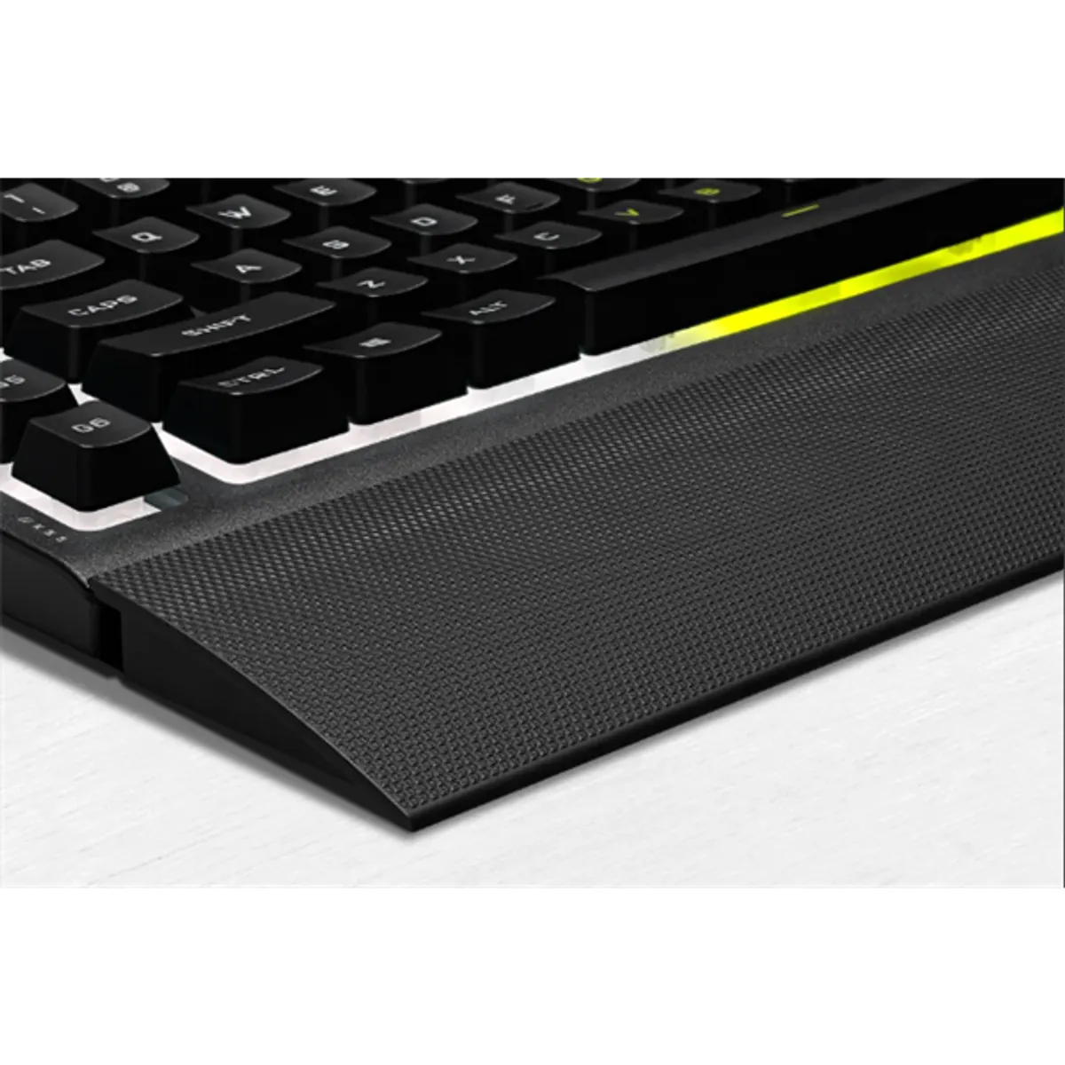 Corsair CH-9226765-NA K55 RGB Pro 5 zónás RGB háttérvilágítás IP42 por- és fröccsenésálló Levehető csuklótámasz 6 makrógomb #8