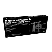 MULTIBRACKETS 7350073735471 M Universal Flexarm Pro 60 kg Heavy Duty Fekete 55-85" VESA 200x200-700x400 Távolság falhoz 50-610 mm #5
