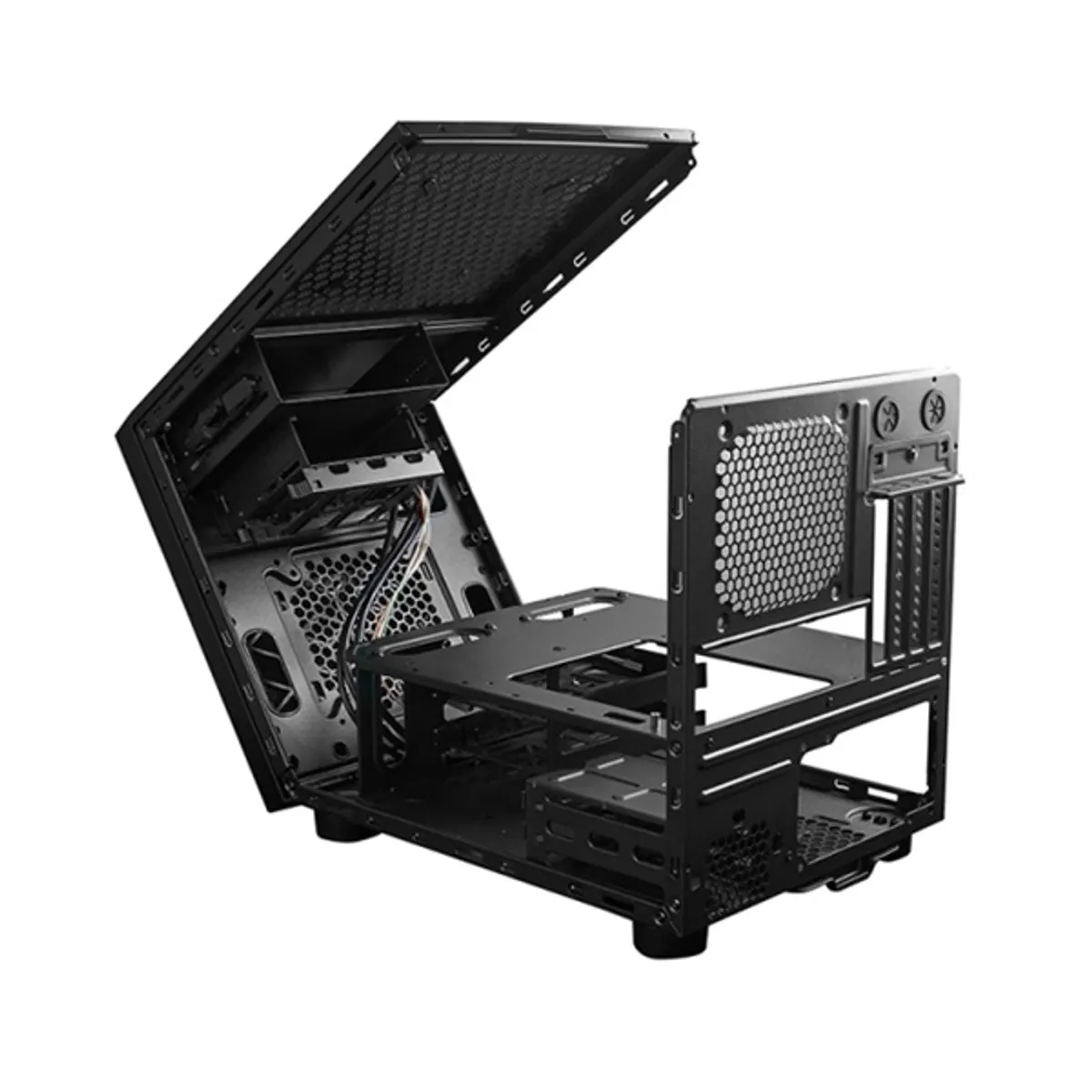 CHIEFTEC CI-02B-OP ProCube kocka mATX 320mm VGA 160mm CPU hűtő max 160mm 1x 5.25" külső 1x 3.5" külső 2x 3.5" belső 3x 2.5" belső előlapi USB 3.1 Gen1 audio #2