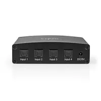 Nedis ASWI2514BK digitális audiokapcsoló fekete 4x Toslink #2