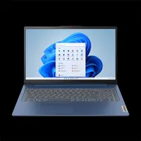 Lenovo-IDEA 82XQ00TTHV Ideapad Slim 3 Ryzen 5 7520U 16GB LPDDR5 512GB SSD 15.6" FHD Matt Radeon 610M DOS Bluetooth 802.11ax kék HDMI USB-C