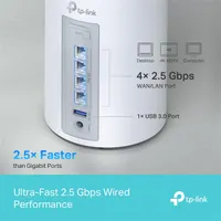 TP-LINK DECO BE65(2-PACK) háromsávos Wi-Fi 7 mesh rendszer 6 GHz 11000 Mbps 2x2 MU-MIMO 200 eszköz #3