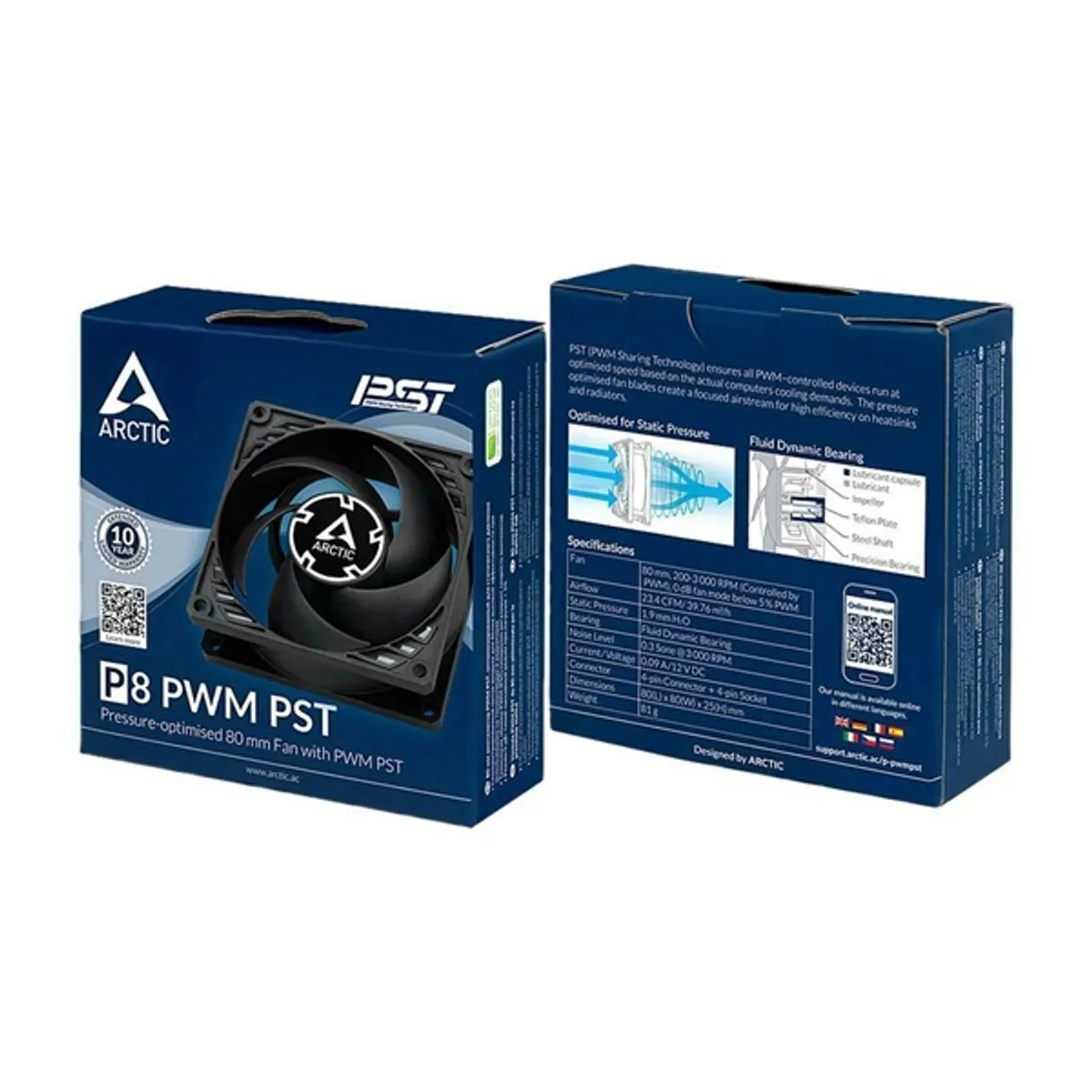 ARTIC COOLING ACFAN00150A hűtőventilátor 8cm 200-3000 Low Noise #1