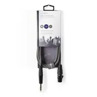 Nedis COTH15110GY15 XLR 3-tűs anya és 6,35 mm dugó szimmetrikus audió kábel 1,5 m sötétszürke #3