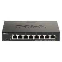 DLINK DGS-1100-08PV2/E 8-portos PoE 1Gb Fiber Webes felülettel