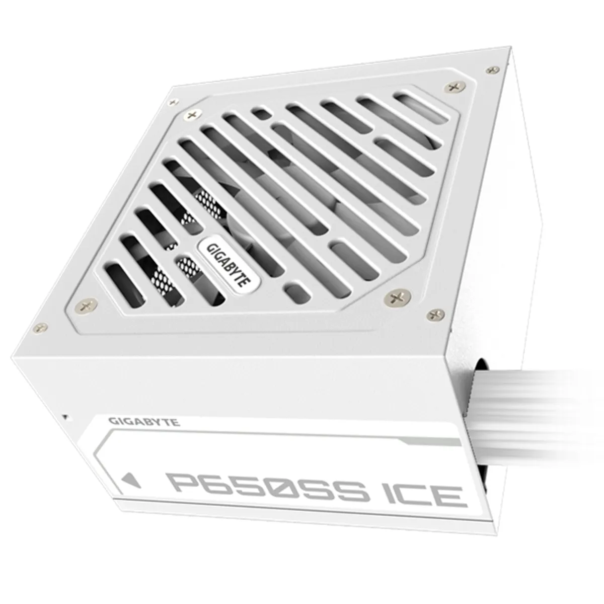 GIGABYTE GP-P650SS ICE P650SS ICE 650W 80+ Silver ATX 12V v3.0 kompatibilis Aktív PFC FDB 12 cm fehér #1