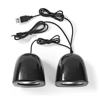 Nedis CSPR10020BK hangszórórendszer 2.0 USB-tápellátás 3,5 mm sztereo jack #7