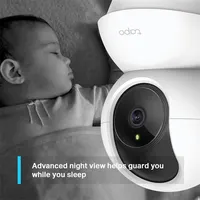 TP-LINK TAPO C200 1080p felbontás 360° horizontális 114° vertikális éjjellátó 9 m kétirányú hang microSD 128 GB privát mód #2