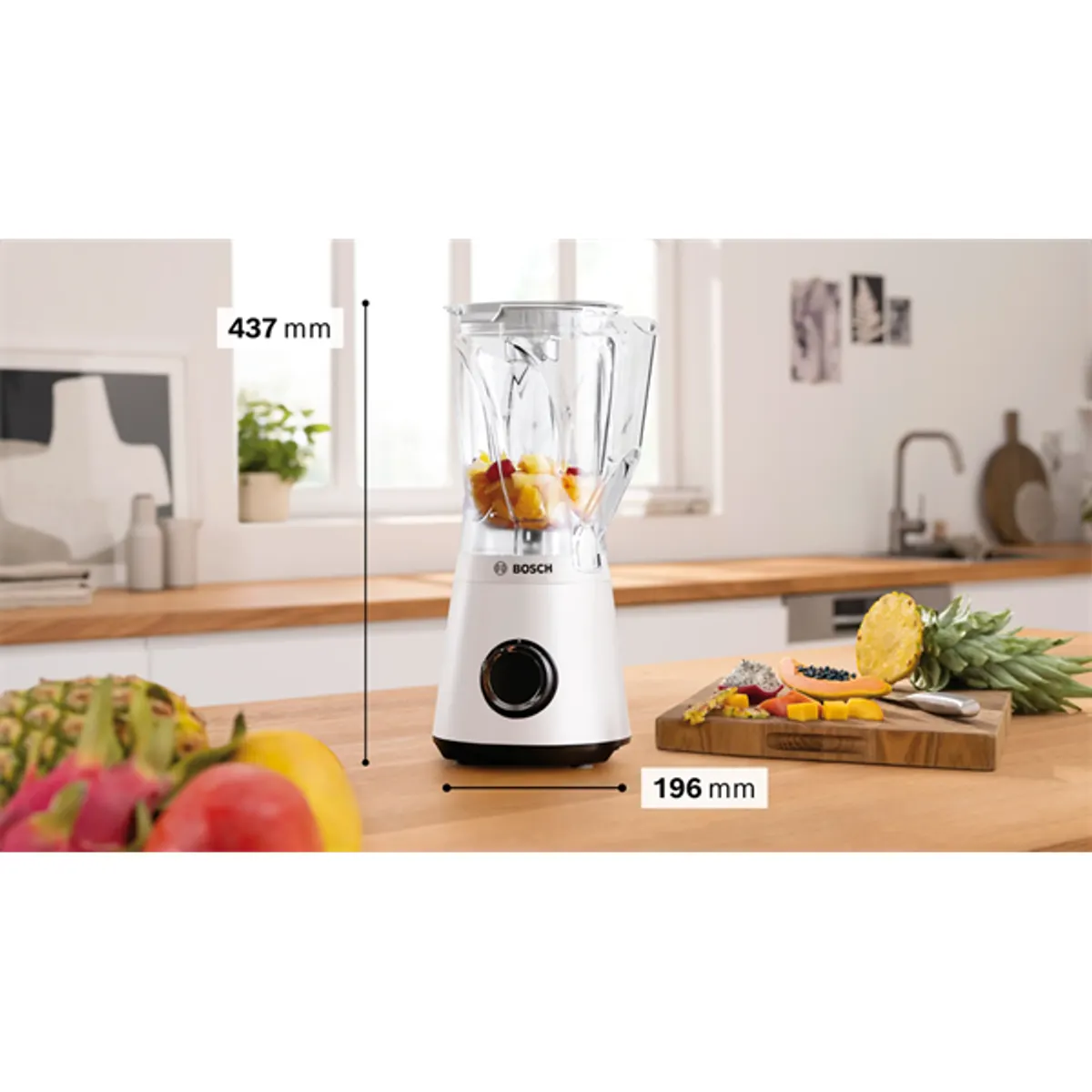 BOSCH MMB6141W VitaPower Serie4 turmixgép 1200 W 2 fokozat 2 l #3
