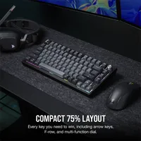 Corsair CH-91D401L-NA K65 Plus Wireless Mechanikus MX red #2