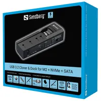 Sandberg 136-49 klónozó-dokkoló M.2 NVMe SATA USB 3.2 Gen2 10 Gbps kétirányú klónozás #7