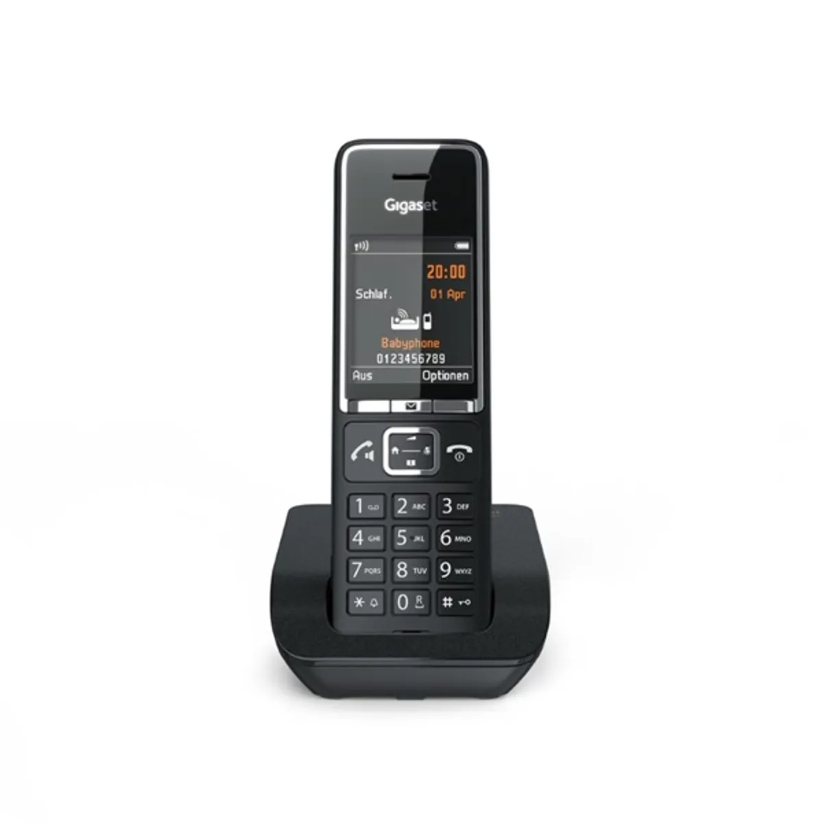 Gigaset S30852-H3001-S204 Comfort 550 DECT ECO 2.2" színes kijelző fekete #1